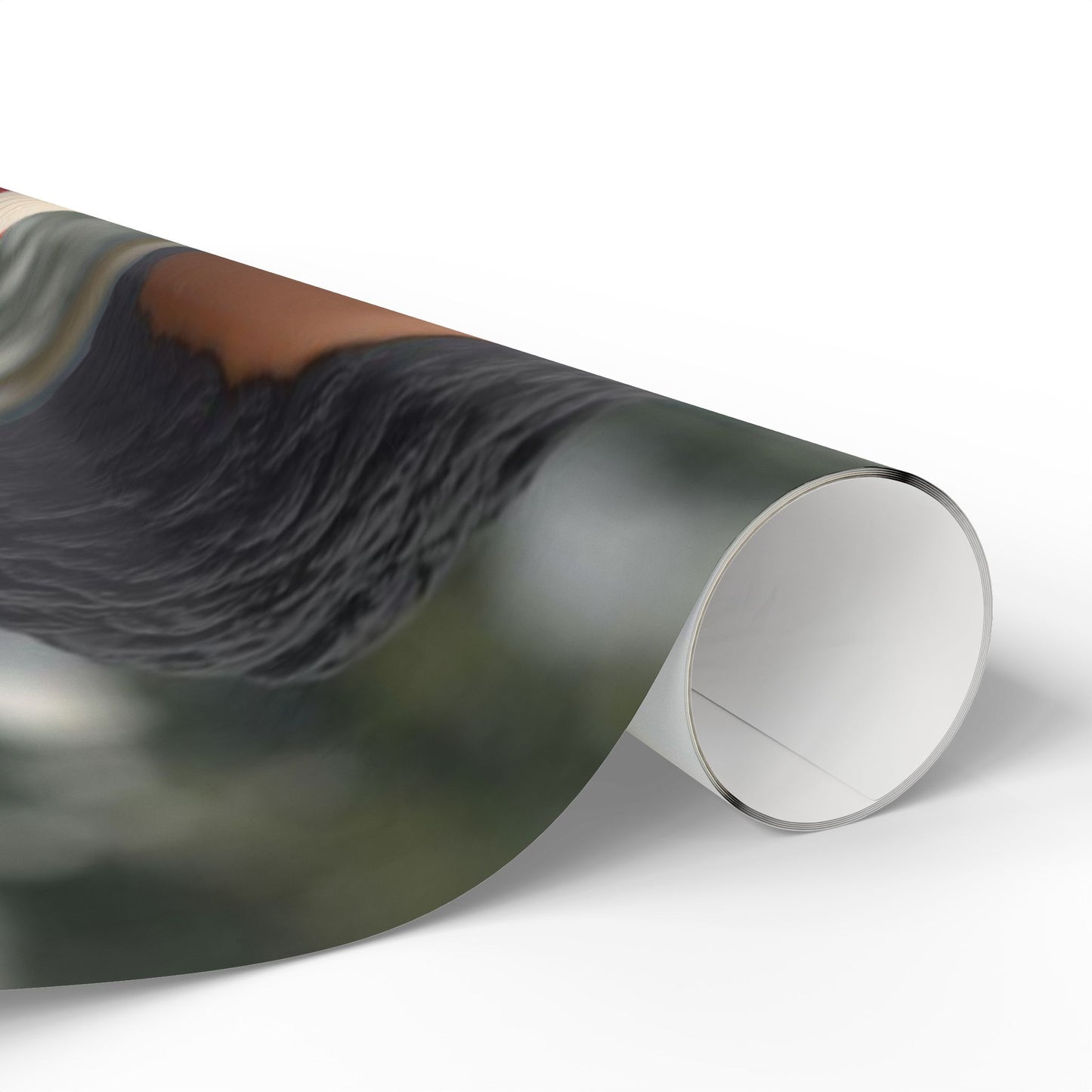 Children sitting in snow Wrapping Papers