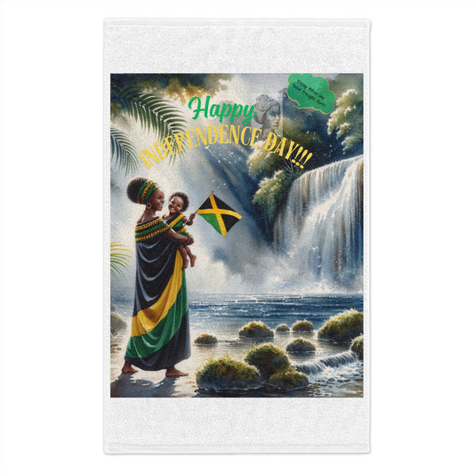 Rally Towel, "Jamaica Independence Day Vibes "