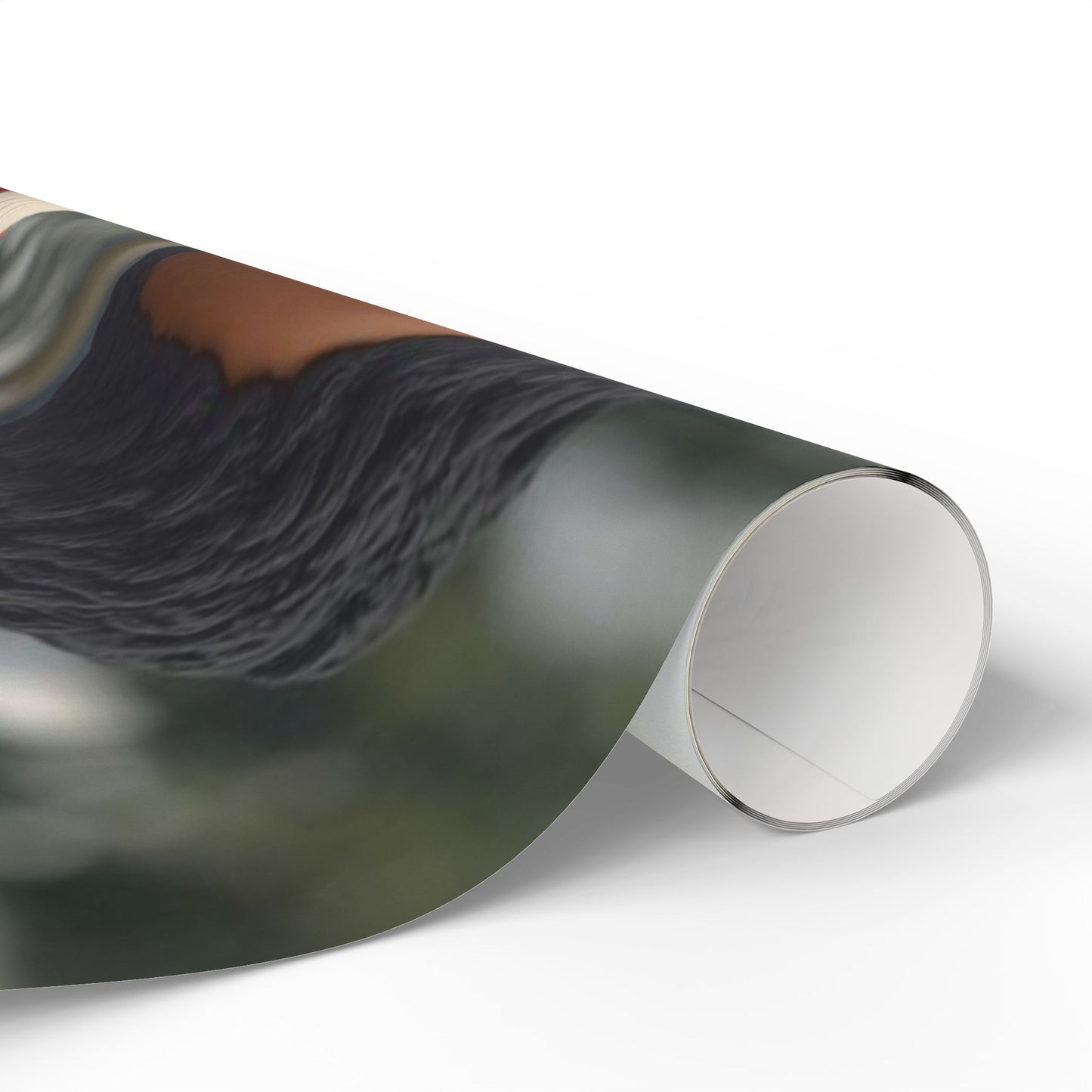 Children sitting in snow Wrapping Papers