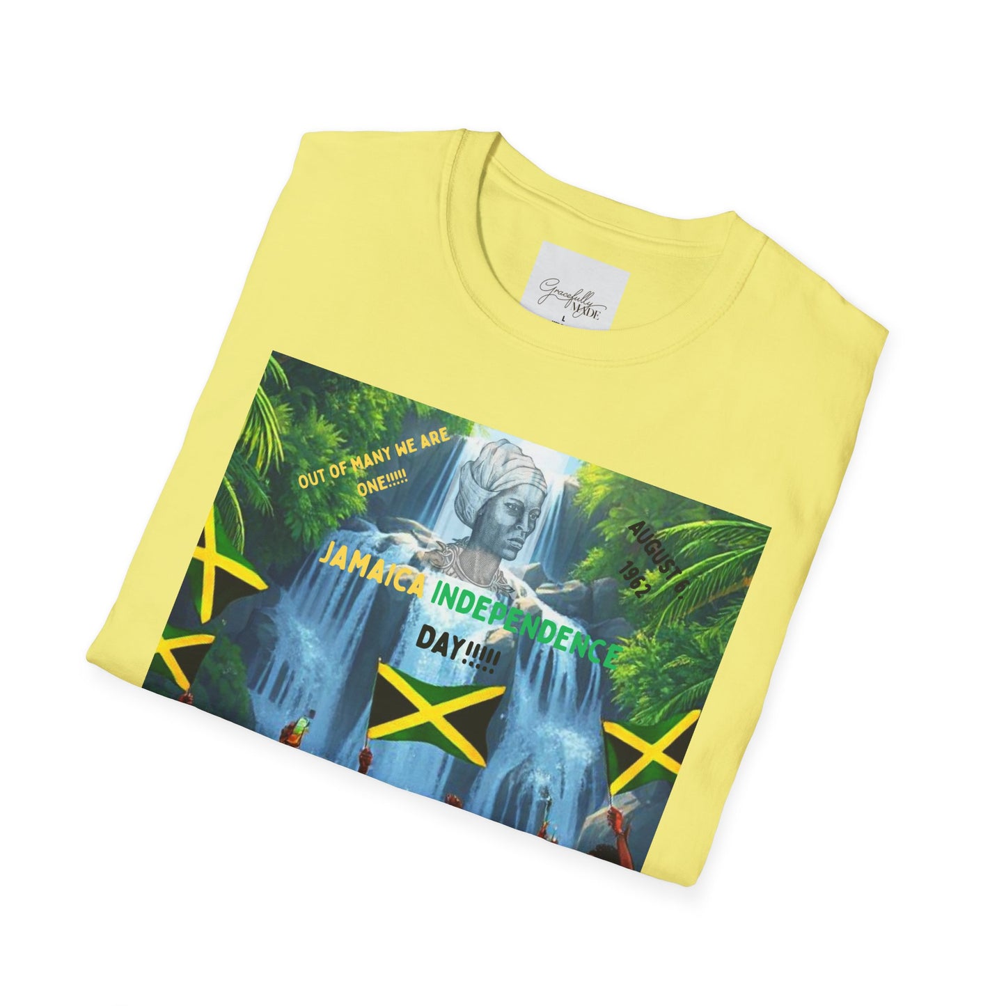 Jamaica 61st Year of Independence Unisex T-Shirt, Jamaican Anniversary Tee, Caribbean Celebration Shirt, Patriotic Apparel, Island Vibes Top