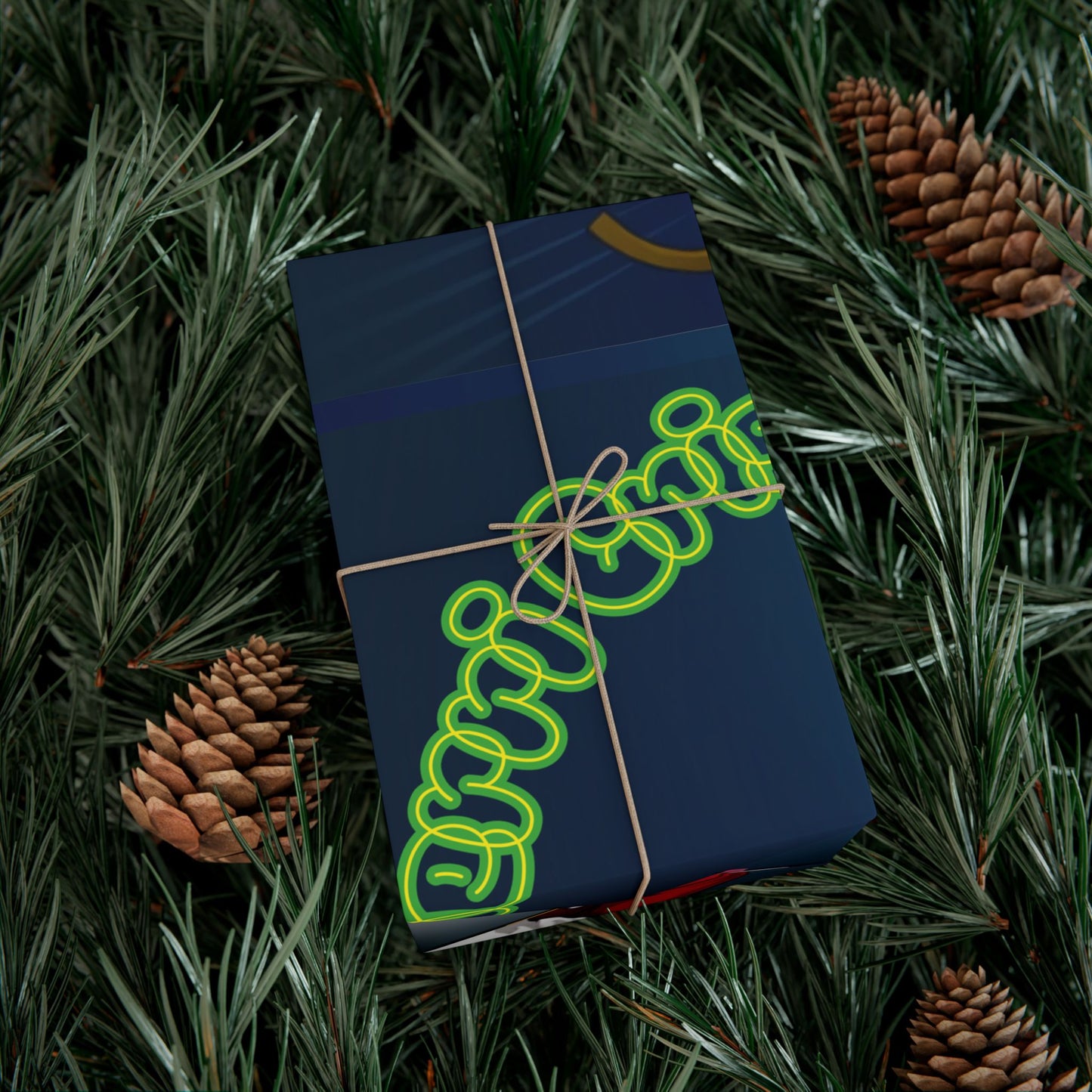 Wrapping Paper: Jamaican Vibe Christmas Gift Wrap Papers, Holiday Present Wrap, Festive Xmas Packaging, Unique Holiday Gift Decor, Tropical