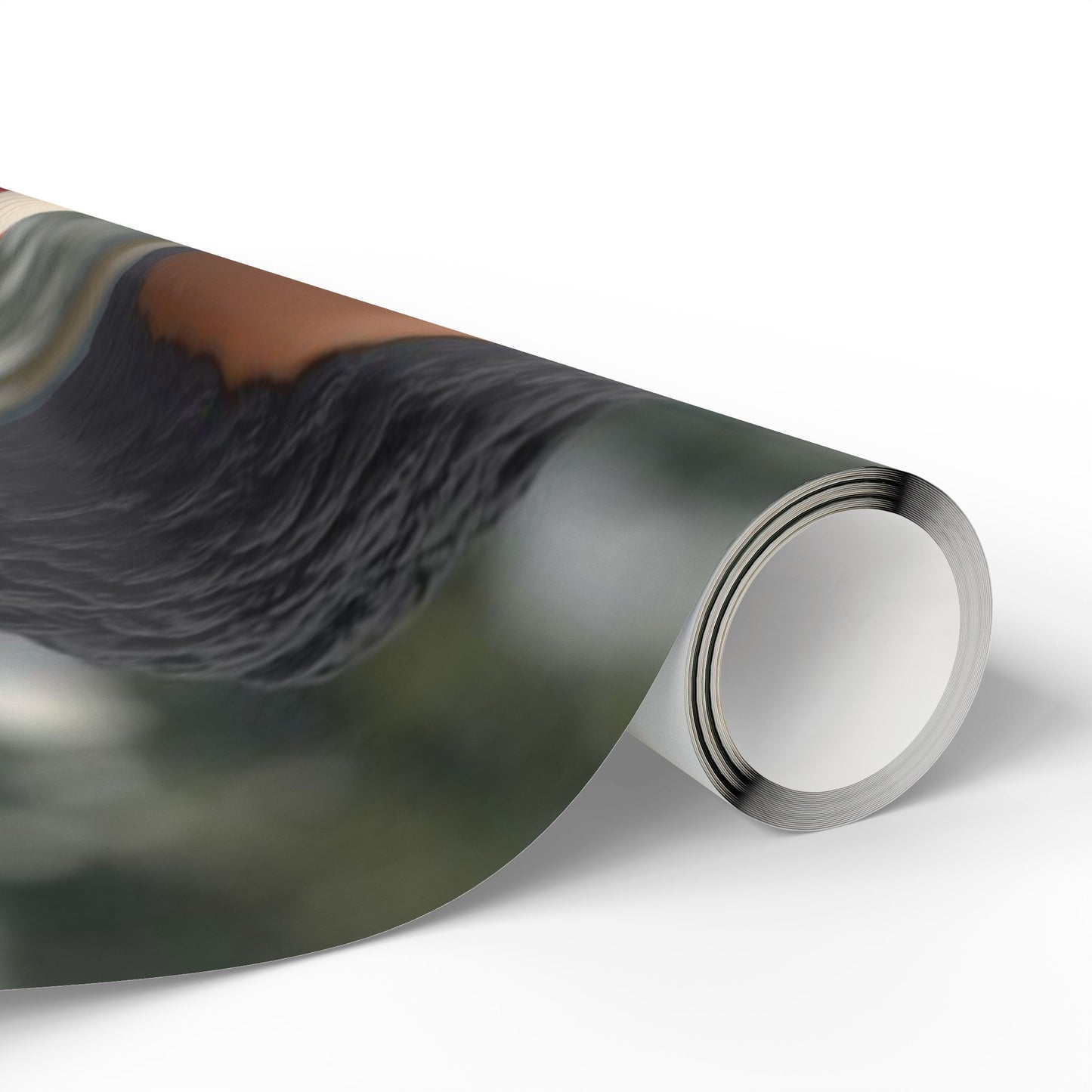 Children sitting in snow Wrapping Papers