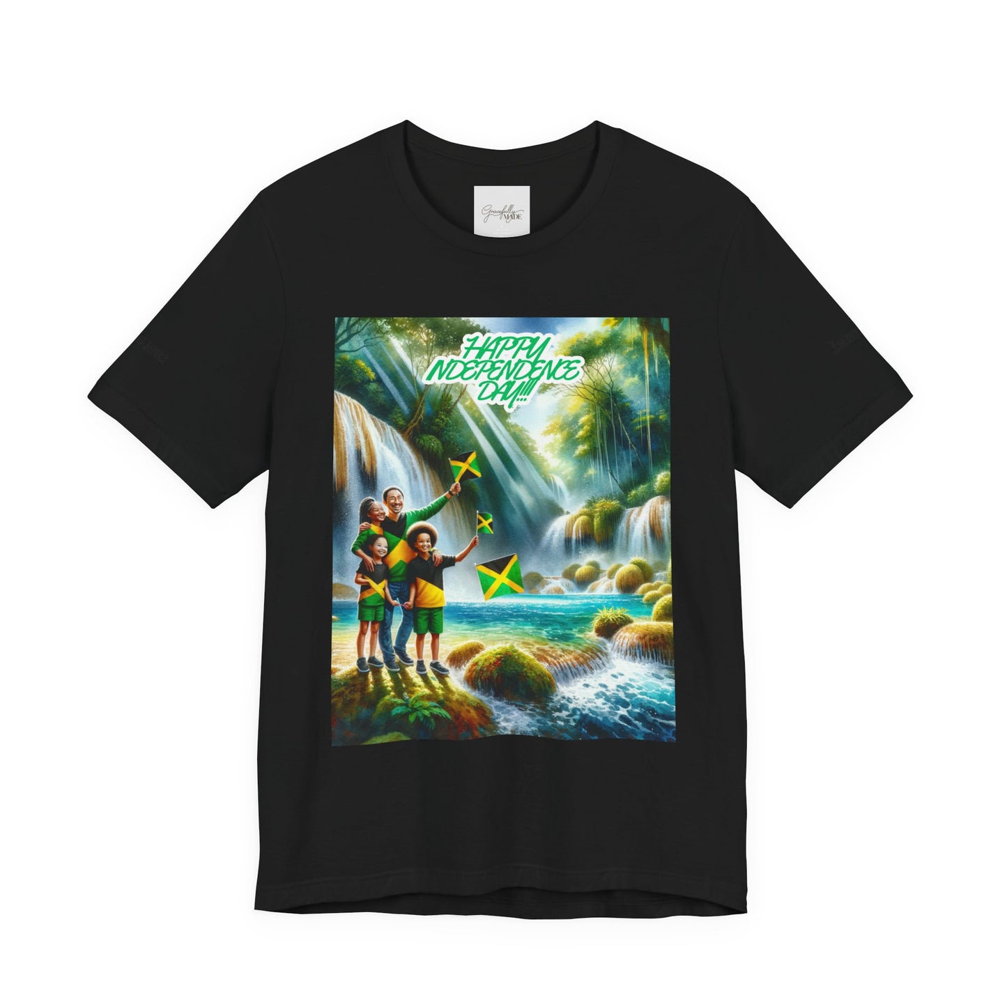 Unisex Jersey Short Sleeve Tee"Jamaica Independence Day Vibes"