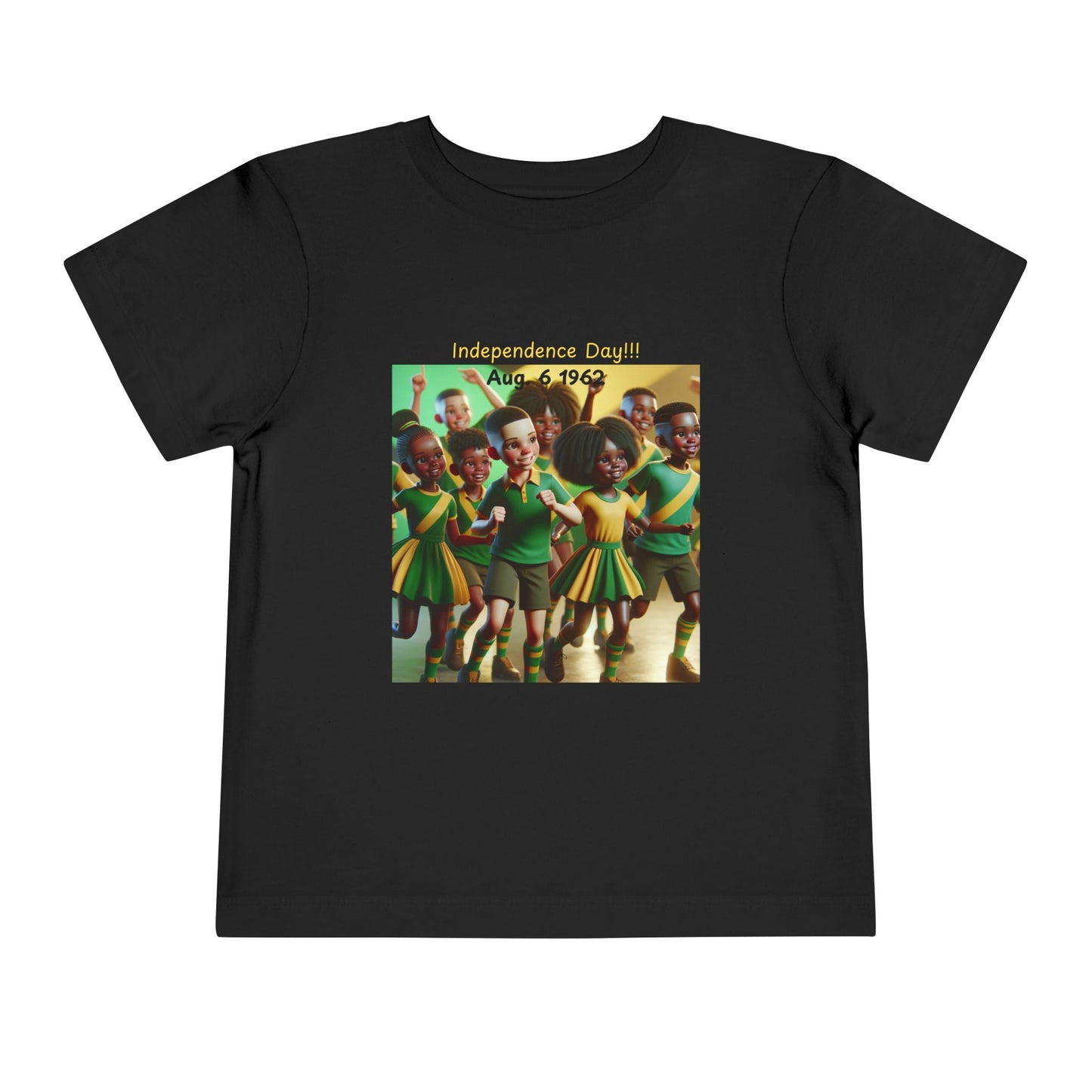 Kids Jamaican Independence Day Tee, Toddler T-Shirt, Youth Caribbean Flag Shirt,