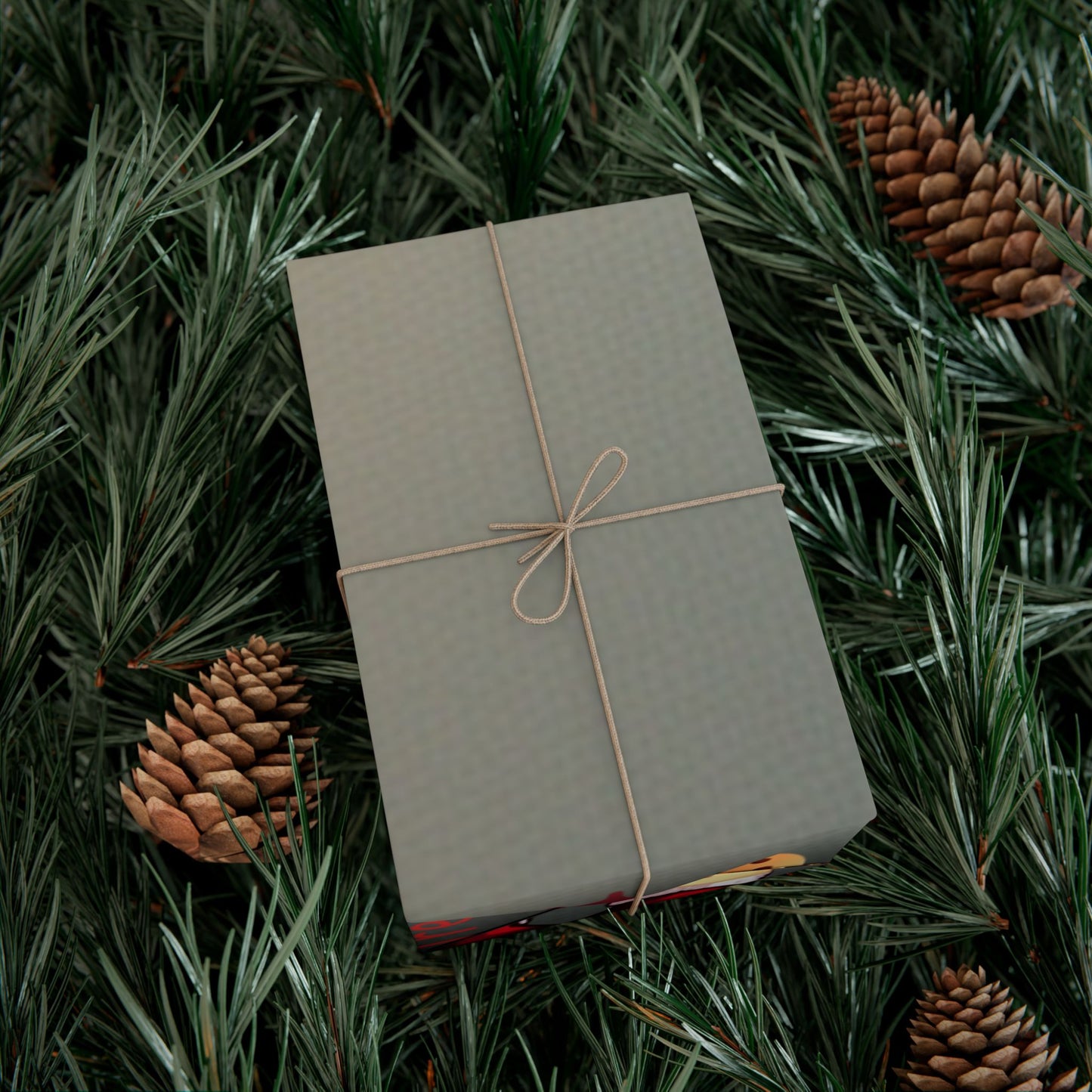 Gift Wrap Papers - Santa's Cookies, Christmas Wrapping Paper, Holiday Gift Wrap Roll, Festive Present Packaging, Xmas Gift Wrap Sheets